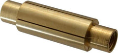 Made in USA - 7/8" Diam Through Hole Barrel Cylinder - 3" Barrel Length, Eccentric Slot - Exact Industrial Supply