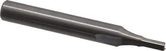 Onsrud - 1/8" Diam, 1/4" Shank Diam, 1/4" Length of Cut, 2 Flute Double Edge Straight Router Bit - 2" Overall Length, Right Hand Cut, Solid Carbide - Exact Industrial Supply