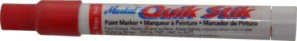 Markal - Red Marker/Paintstick - Alcohol Base Ink - Exact Industrial Supply