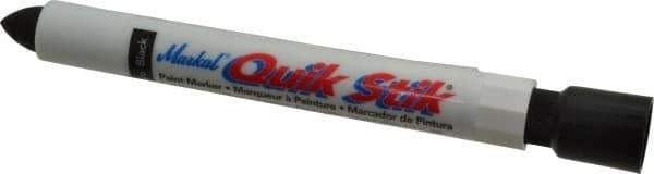 Markal - Black Marker/Paintstick - Alcohol Base Ink - Exact Industrial Supply