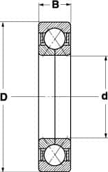 SKF - Radial Ball Bearings; Type: 4 Point Angular Contact Ball Bearing ; Style: Open ; Bore Diameter (mm): 20.00 ; Outside Diameter (mm): 52.00 ; Width (mm): 15.00 ; Flange Type: Without Flange - Exact Industrial Supply