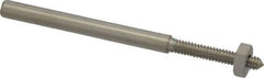 Value Collection - 1/8" Shank No. 4 Abrasive Point Mandrel - 1-3/4" Length, 1/16" Hole Compatibility, for Cones, Points & Rubberized Points - Exact Industrial Supply