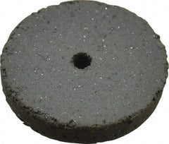 Cratex - 5/8" Diam x 1/16" Hole x 3/32" Thick, Surface Grinding Wheel - Silicon Carbide, Coarse Grade, 25,000 Max RPM, Rubber Bond, No Recess - Exact Industrial Supply