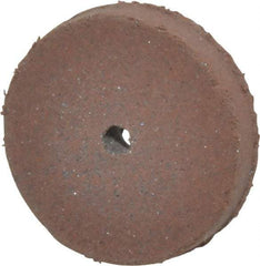 Cratex - 5/8" Diam x 1/16" Hole x 3/32" Thick, Surface Grinding Wheel - Silicon Carbide, Fine Grade, 25,000 Max RPM, Rubber Bond, No Recess - Exact Industrial Supply