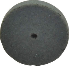 Cratex - 7/8" Diam x 1/16" Hole x 1/8" Thick, Surface Grinding Wheel - Silicon Carbide, Coarse Grade, 25,000 Max RPM, Rubber Bond, No Recess - Exact Industrial Supply