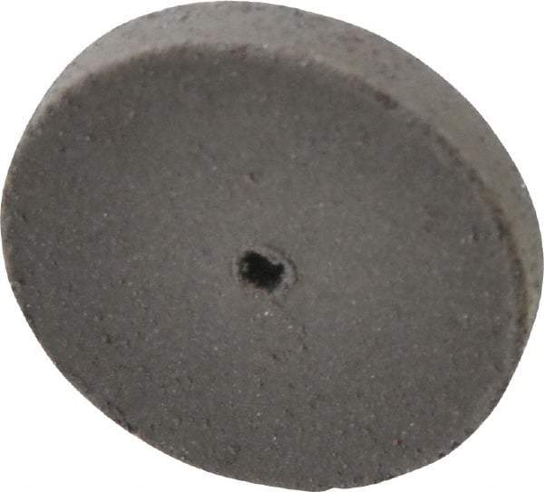 Cratex - 7/8" Diam x 1/16" Hole x 1/8" Thick, Surface Grinding Wheel - Silicon Carbide, Medium Grade, 25,000 Max RPM, Rubber Bond, No Recess - Exact Industrial Supply