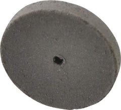 Cratex - 7/8" Diam x 1/16" Hole x 1/8" Thick, Surface Grinding Wheel - Silicon Carbide, Medium Grade, 25,000 Max RPM, Rubber Bond, No Recess - Exact Industrial Supply