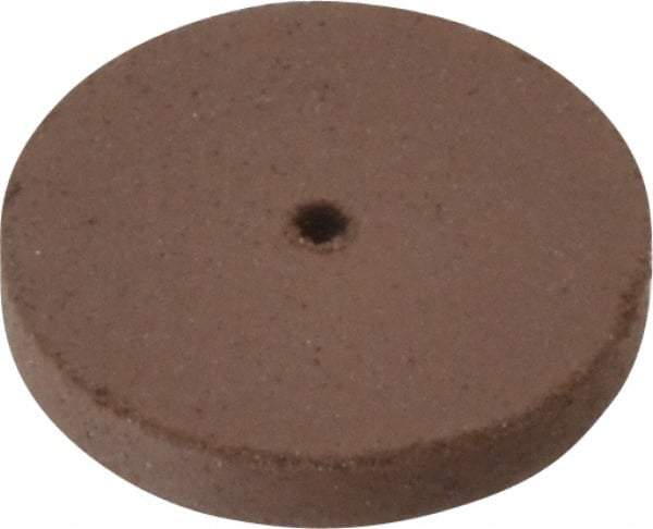 Cratex - 7/8" Diam x 1/16" Hole x 1/8" Thick, Surface Grinding Wheel - Silicon Carbide, Fine Grade, 25,000 Max RPM, Rubber Bond, No Recess - Exact Industrial Supply