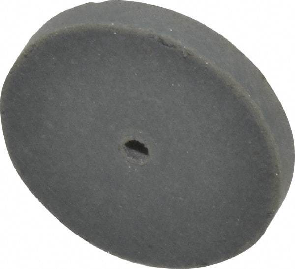 Cratex - 7/8" Diam x 1/16" Hole x 1/8" Thick, Surface Grinding Wheel - Silicon Carbide, Extra Fine Grade, 25,000 Max RPM, Rubber Bond, No Recess - Exact Industrial Supply
