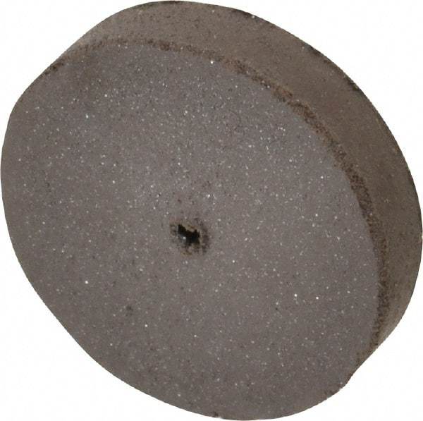 Cratex - 1" Diam x 1/16" Hole x 3/16" Thick, Surface Grinding Wheel - Silicon Carbide, Medium Grade, 25,000 Max RPM, Rubber Bond, No Recess - Exact Industrial Supply