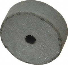 Cratex - 1-1/2" Diam x 1/4" Hole x 1/2" Thick, Surface Grinding Wheel - Silicon Carbide, Coarse Grade, 15,000 Max RPM, Rubber Bond, No Recess - Exact Industrial Supply