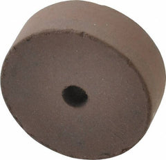 Cratex - 1-1/2" Diam x 1/4" Hole x 1/2" Thick, Surface Grinding Wheel - Silicon Carbide, Fine Grade, 15,000 Max RPM, Rubber Bond, No Recess - Exact Industrial Supply