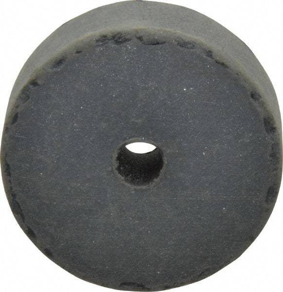 Cratex - 1-1/2" Diam x 1/4" Hole x 1/2" Thick, Surface Grinding Wheel - Silicon Carbide, Extra Fine Grade, 15,000 Max RPM, Rubber Bond, No Recess - Exact Industrial Supply
