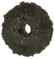 Cratex - 3/8" Diam x 1/16" Hole x 3/32" Thick, Surface Grinding Wheel - Silicon Carbide, Coarse Grade, Rubber Bond, No Recess - Exact Industrial Supply