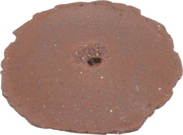 Cratex - 5/8" Diam x 1/16" Hole x 3/32" Thick, Surface Grinding Wheel - Silicon Carbide, Fine Grade, Rubber Bond, No Recess - Exact Industrial Supply