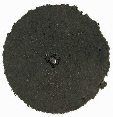 Cratex - 1" Diam x 1/16" Hole x 1/8" Thick, Surface Grinding Wheel - Silicon Carbide, Coarse Grade, Rubber Bond, No Recess - Exact Industrial Supply