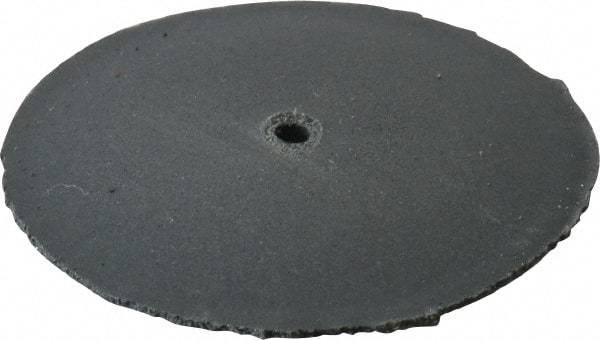 Cratex - 1" Diam x 1/16" Hole x 1/8" Thick, Surface Grinding Wheel - Silicon Carbide, Extra Fine Grade, Rubber Bond, No Recess - Exact Industrial Supply
