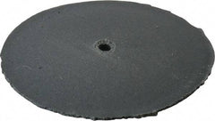 Cratex - 1" Diam x 1/16" Hole x 1/8" Thick, Surface Grinding Wheel - Silicon Carbide, Extra Fine Grade, Rubber Bond, No Recess - Exact Industrial Supply