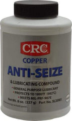 CRC - 8 oz Bottle General Purpose Anti-Seize Lubricant - Copper, -95 to 1,800°F, Bronze, Water Resistant - Exact Industrial Supply