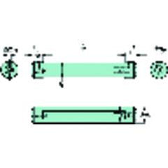 CXS-A075-04-06 Cylindrical Shank With Flat To CoroTurn® XS Double-Ended Adaptor - Exact Industrial Supply