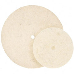 WALTER Surface Technologies - 7" Diam, Unmounted Buffing Wheel - Hook & Loop Felt Disc, High Density Density - Exact Industrial Supply