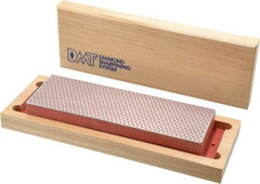 DMT - 8" Long x 2-5/8" Wide x 1-1/4" Thick, Diam ond Sharpening Stone - Rectangle, 600 Grit, Fine Grade - Exact Industrial Supply