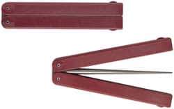 DMT - 9-1/2" OAL Fine Knife Sharpener Diamond File - 1/4" Wide, 4-3/16 LOC, Red, 600 Grit - Exact Industrial Supply