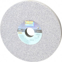 Norton - 8" Diam x 1-1/4" Hole x 3/4" Thick, H Hardness, 46 Grit Surface Grinding Wheel - Aluminum Oxide, Type 1, Coarse Grade, 3,105 Max RPM, Vitrified Bond, No Recess - Exact Industrial Supply