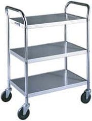 Lakeside - 500 Lb Capacity, 20" Wide x 27" Long x 35" High Standard Utility Cart - Exact Industrial Supply