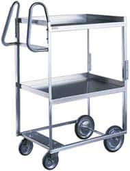 Lakeside - 300 Lb Capacity, 19" Wide x 31-1/8" Long x 34-1/8" High Ergonomic Utility Cart - Exact Industrial Supply