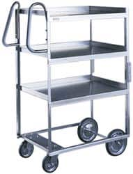 Lakeside - 700 Lb Capacity, 18-5/8" Wide x 35-3/8" Long x 43" High Ergonomic Utility Cart - Exact Industrial Supply