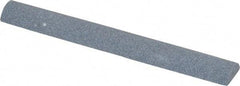 Value Collection - Half Round, Aluminum Oxide, Toolroom Finishing Stick - 4" Long x 1/2" Wide, Coarse Grade - Exact Industrial Supply