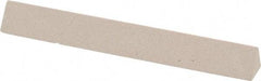 Value Collection - Three Square, Aluminum Oxide, Toolroom Finishing Stick - 4" Long x 1/2" Wide, Fine Grade - Exact Industrial Supply
