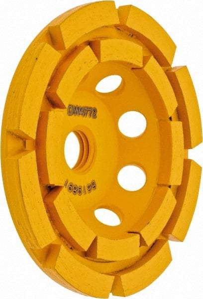 DeWALT - 4" Diam, Surface Grinding Wheel - Diamond, 15,000 Max RPM - Exact Industrial Supply