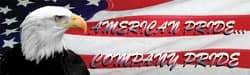 NMC - American Pride - Company Pride, 120 Inch Long x 36 Inch High, Safety Banner with Graphic - Graphic Shows Leaf, Polyethylene, English, Printed on 1 Side - Exact Industrial Supply