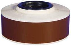 NMC - 984" Long, Dark Brown Vinyl Tape - For UDO LP400 Label Printer - Exact Industrial Supply