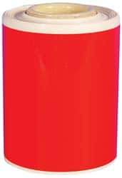 NMC - 984" Long, Red Vinyl Tape - For UDO LP400 Label Printer - Exact Industrial Supply