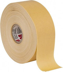 3M - 1-1/2" x 110', Yellow Cotton Cloth Electrical Tape - Series 2520, 8 mil Thick, 800 V/mil Dielectric Strength, 50 Lb./Inch Tensile Strength - Exact Industrial Supply