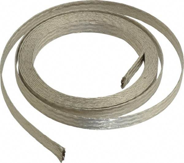 3M - 25 AWG, 1/2 Inch Diameter, 15 Ft., Braid, Grounding Wire - Copper - Exact Industrial Supply