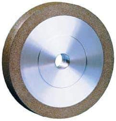 Strauss - 6" Diam x 1" Hole x 1" Thick, 80/100 Grit Surface Grinding Wheel - Diamond, Type 1A1, Medium/Fine Grade, 6,500 Max RPM - Exact Industrial Supply