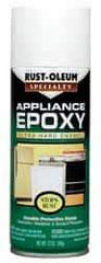 Rust-Oleum - Black, Gloss, Appliance Epoxy Spray Paint - 7 Sq Ft per Can, 12 oz Container - Exact Industrial Supply