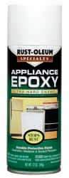 Rust-Oleum - White, Gloss, Appliance Epoxy Spray Paint - 7 Sq Ft per Can, 12 oz Container - Exact Industrial Supply