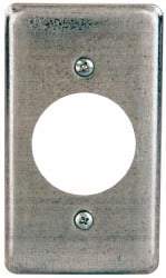 Cooper Crouse-Hinds - Electrical Outlet Box Steel Utility Box Cover - Exact Industrial Supply