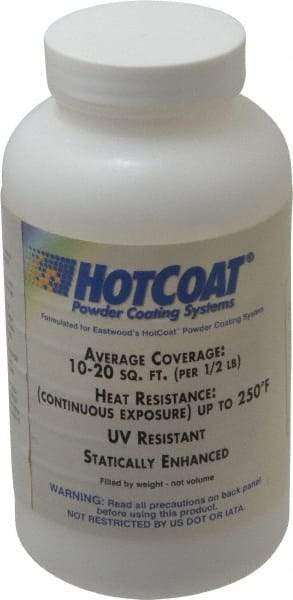 Made in USA - 8 oz Clear Paint Powder Coating - Polyurethane, 10 Sq Ft Coverage - Exact Industrial Supply