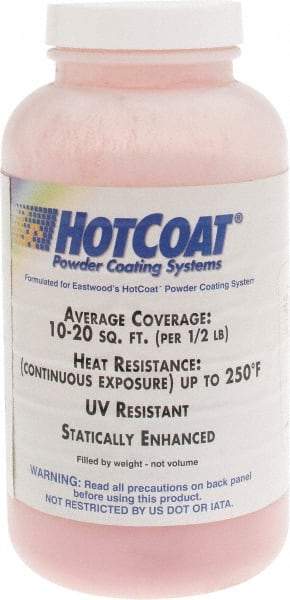 Made in USA - 8 oz Orange (Chevy) Paint Powder Coating - Polyurethane, 10 Sq Ft Coverage - Exact Industrial Supply