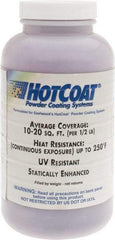 Made in USA - 8 oz Dark Purple Paint Powder Coating - Polyurethane, 10 Sq Ft Coverage - Exact Industrial Supply