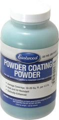 Made in USA - 8 oz Dark Green Paint Powder Coating - Polyurethane, 10 Sq Ft Coverage - Exact Industrial Supply