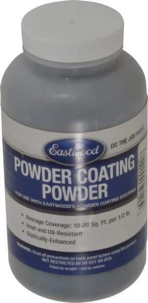 Made in USA - 8 oz Black Wrinkle Paint Powder Coating - Polyurethane, 10 Sq Ft Coverage - Exact Industrial Supply