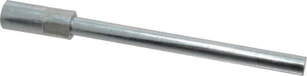 Value Collection - 6" Long x 3/8" Rod Diam, Tube Brush Extension Rod - 1/2-12 Female Thread - Exact Industrial Supply