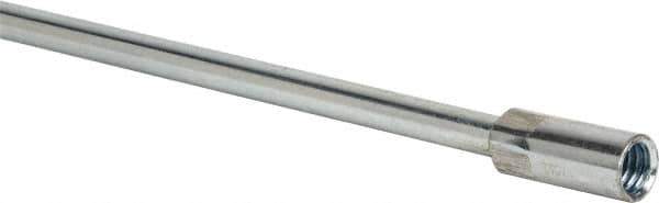 Value Collection - 36" Long x 3/8" Rod Diam, Tube Brush Extension Rod - 1/2-12 Female Thread - Exact Industrial Supply